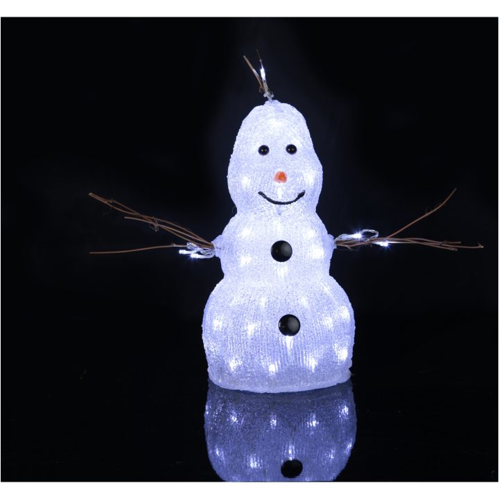 Dekorationsfigur Crystalo Transparent Star Trading Snögubbe – bild 3