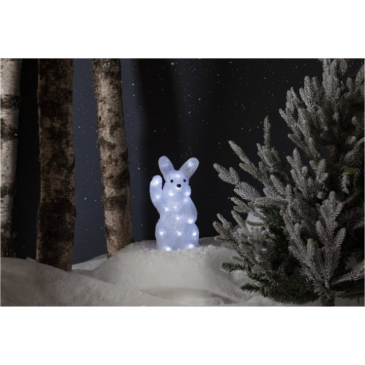 Dekorationsfigur Crystalo Vit Star Trading – bild 7