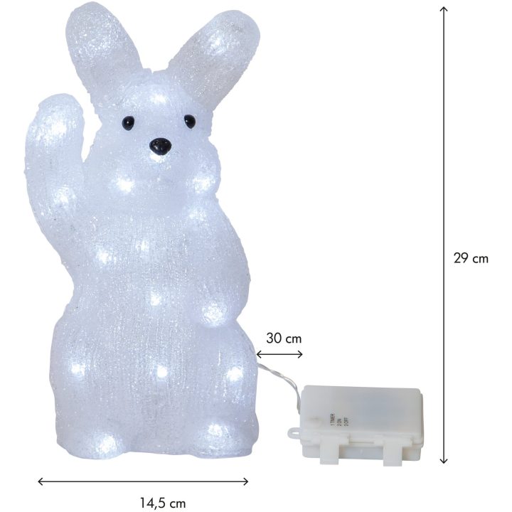 Dekorationsfigur Crystalo Vit Star Trading – bild 6