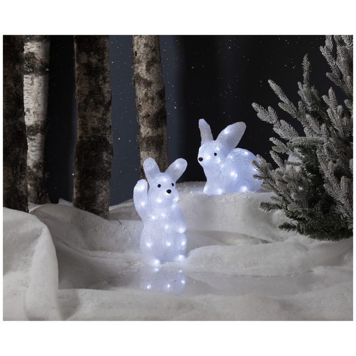 Dekorationsfigur Crystalo Vit Star Trading – bild 3