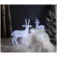 Dekorationsfigur Crystalo Vit Star Trading