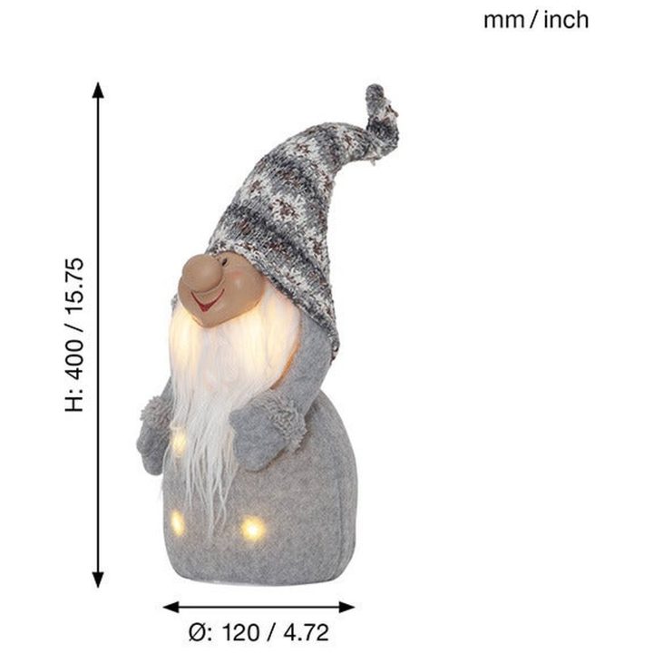 Dekorationsfigur Joylight Grå Star Trading – bild 2