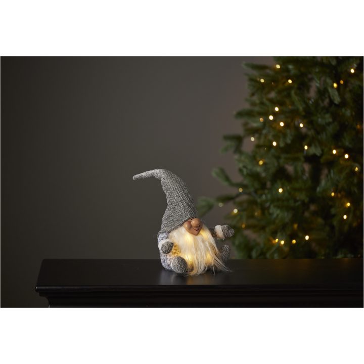Dekorationsfigur Joylight Grå Star Trading – bild 4