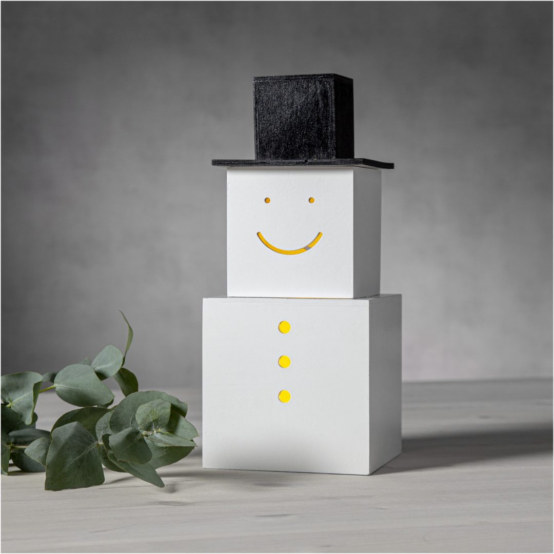 Dekorationsfigur SNOWMAN STAR TRADING – bild 2