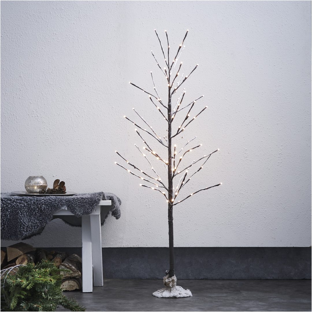 Dekorationsträd Tobby Tree Brun Star Trading 122 lampor – bild 7