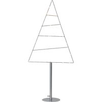 Dekorationsträd Triangle Silver Star Trading