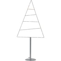Dekorationsträd Triangle Silver Star Trading