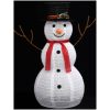 Dekorativ julgran med LED lyxigt tyg 90 cm vidaXL 90 cm – miniatyr 5