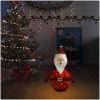 Dekorativ jultomte med LED lyxigt tyg 60 cm vidaXL 60 cm – miniatyr 3