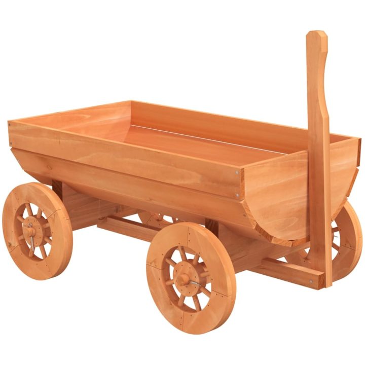 Dekorativ vagn 70x43x54 cm Massivt granträ vidaXL – bild 2