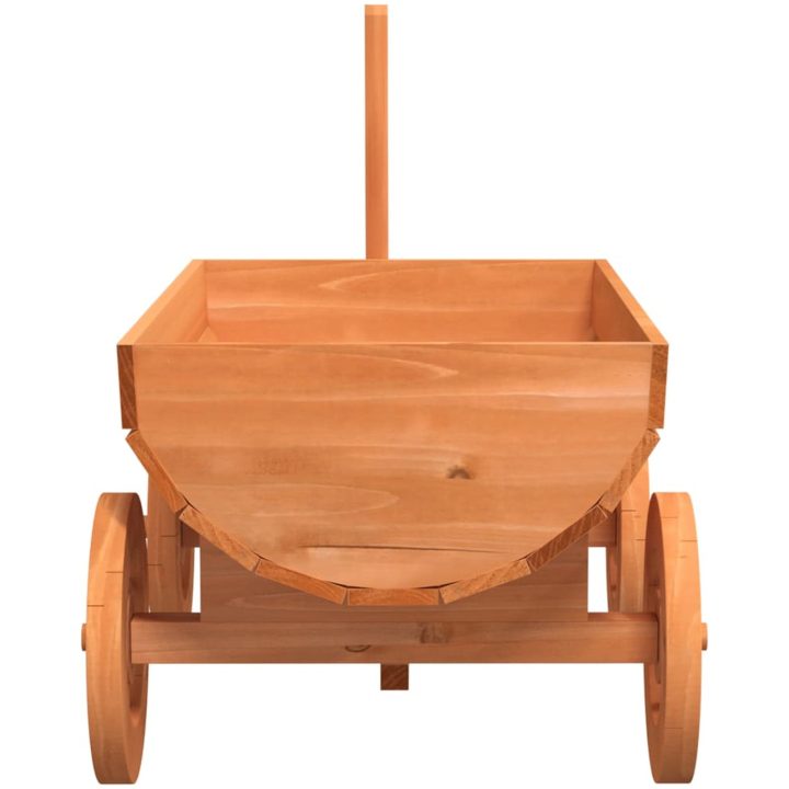Dekorativ vagn 70x43x54 cm Massivt granträ vidaXL – bild 5