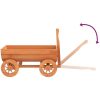 Dekorativ vagn 70x43x54 cm Massivt granträ vidaXL – miniatyr 7
