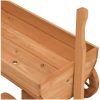 Dekorativ vagn 70x43x54 cm Massivt granträ vidaXL – miniatyr 8