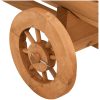 Dekorativ vagn 70x43x54 cm Massivt granträ vidaXL – miniatyr 9