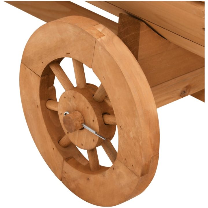 Dekorativ vagn 70x43x54 cm Massivt granträ vidaXL – bild 9