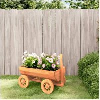 Dekorativ vagn 70x43x54 cm Massivt granträ vidaXL
