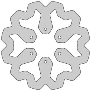 Delta Braking Bromsskiva, Bak, ⌀220mm, Derbi Senda DRD