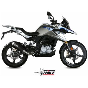 Delta Race Silencer Steel Black/Carbon End Cap BMW G310GS Mivv