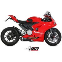 Delta Race Slip-On Muffler Black Stainless Steel - Ducati Panigale V2 Mivv