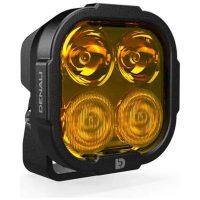 DENALI DL4 Hybrid Driving Light (Amber Lens)