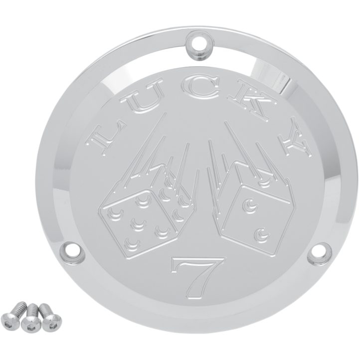 Derbykåpa Lucky-7 Krom Aluminium JOKER MACHINE – bild 2
