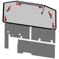 DFK Bakpanel komplett Can-Am Defender/Traxter 2025