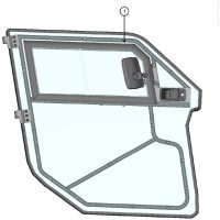 DFK Dörrpanel Höger Can-Am Maverick Trail