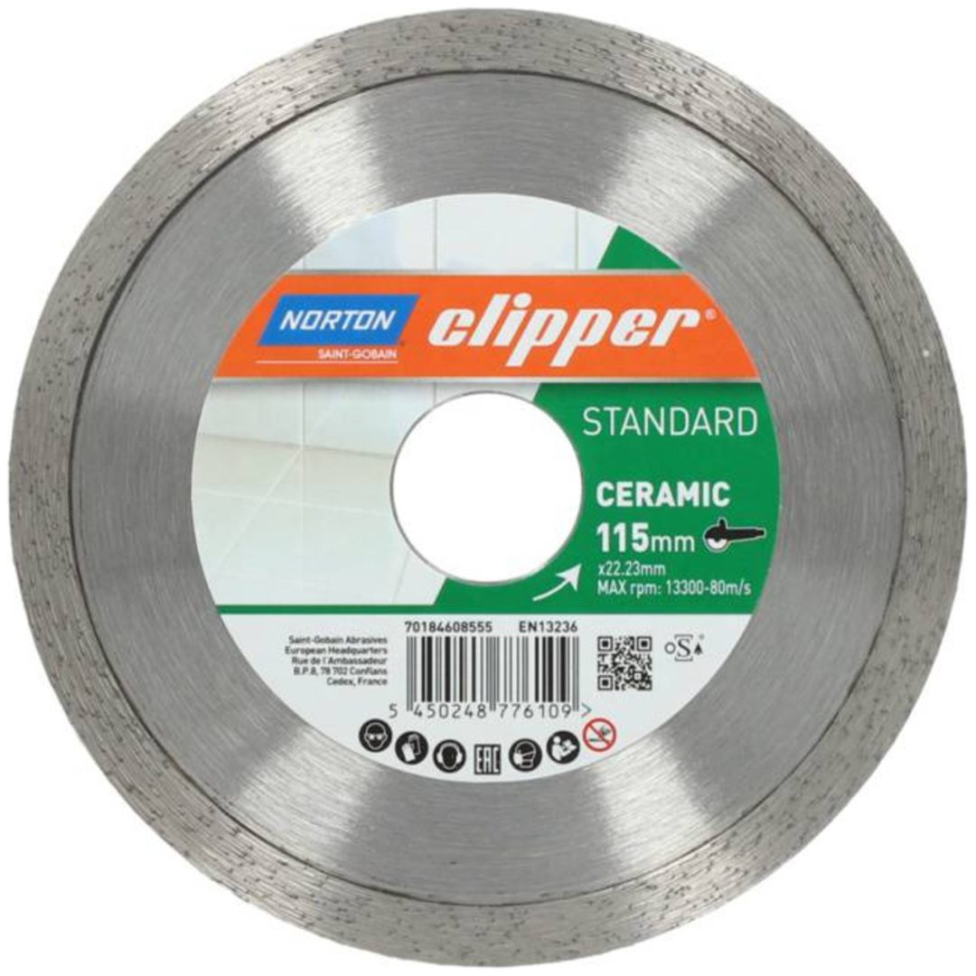 Diamantkapklinga Clipper Standard Keramisk NORTON DIAMANTKLINGA STA 125X22