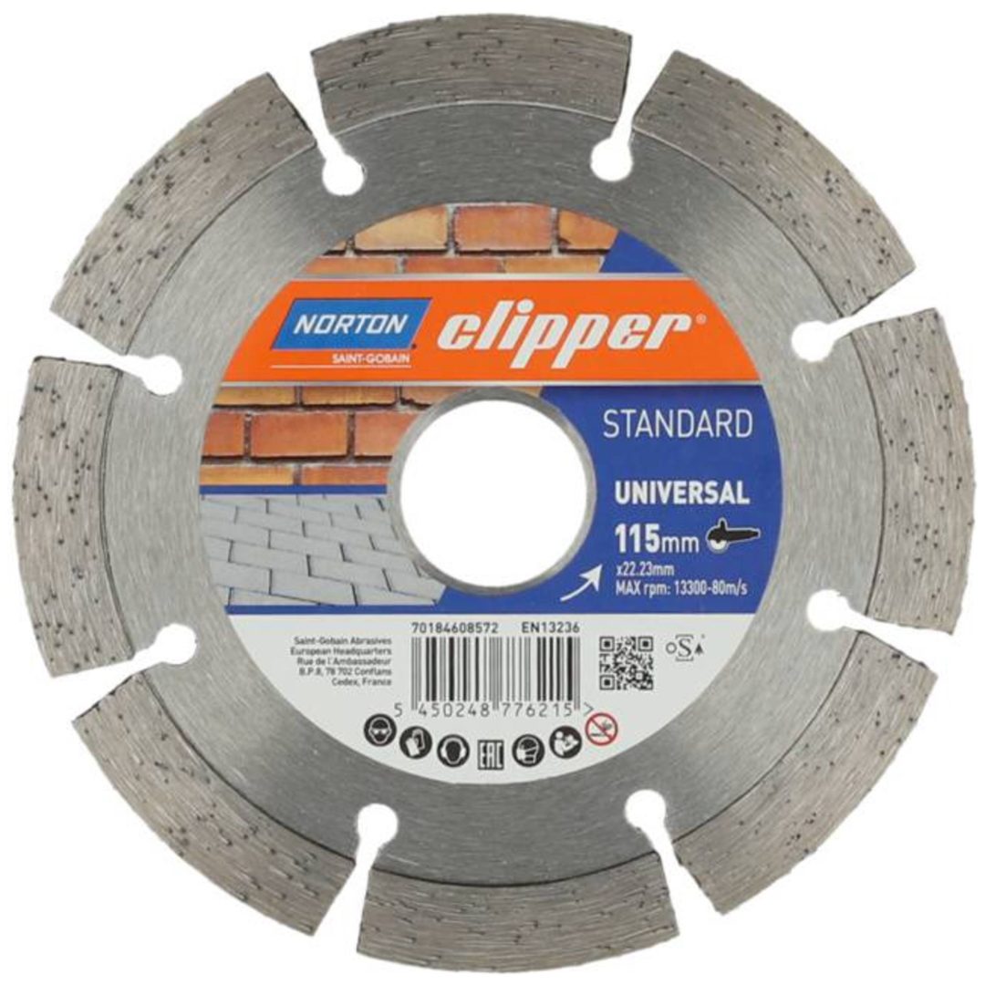 Diamantkapklinga Clipper Standard Universell NORTON DIAMANTKLINGA STA UNI 125X22