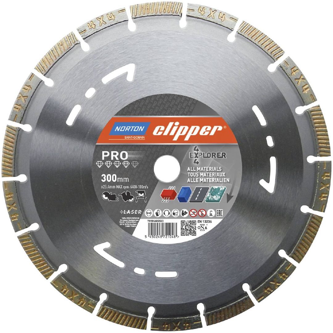 Diamantkapklinga Pro 44 NORTON DIAMANTKLINGA PRO 4X4 125X22