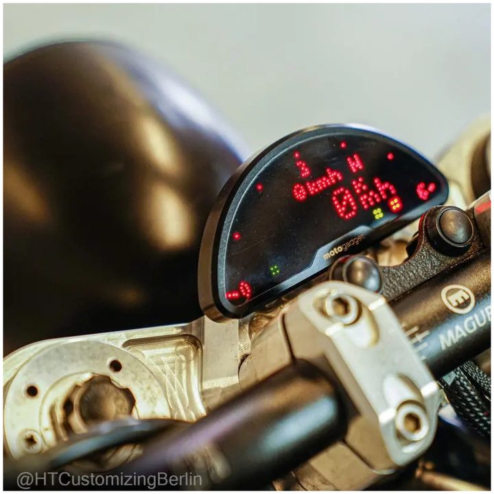 Digital Display MOTOSCOPE PRO Svart Motogadget Svart – bild 4