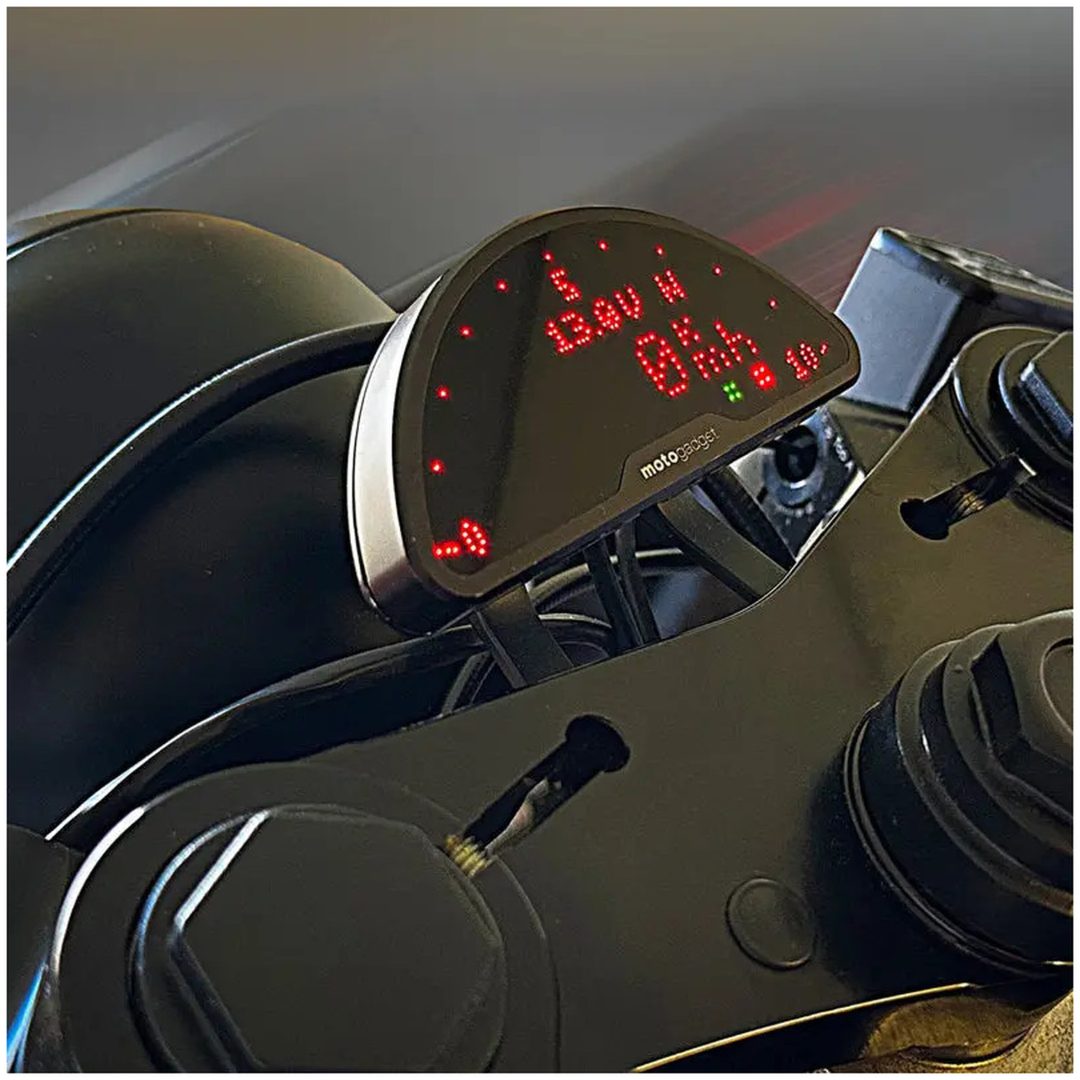 Digital Display MOTOSCOPE PRO Svart Motogadget Svart – bild 6