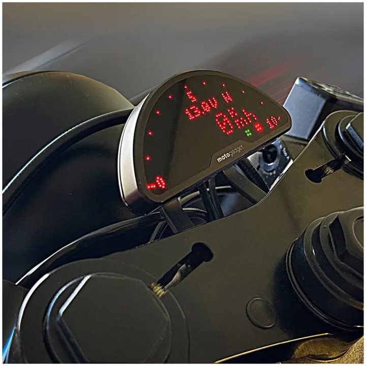 Digital Display MOTOSCOPE PRO Svart Motogadget Svart – bild 6