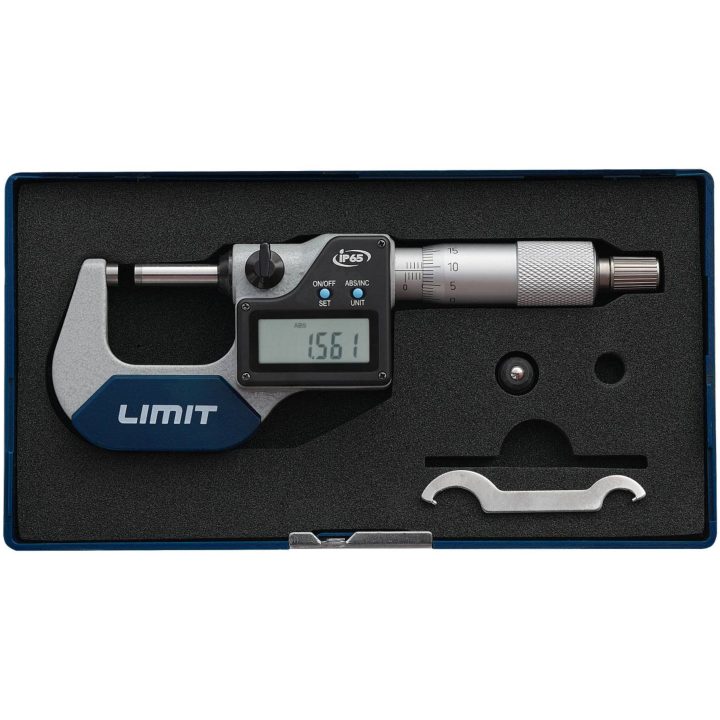 Digital micrometer MDA 25/ 50/ 75/ 100 IP65 LIMIT MIKROMETER DIGITAL 0-25MM IP65 – bild 2