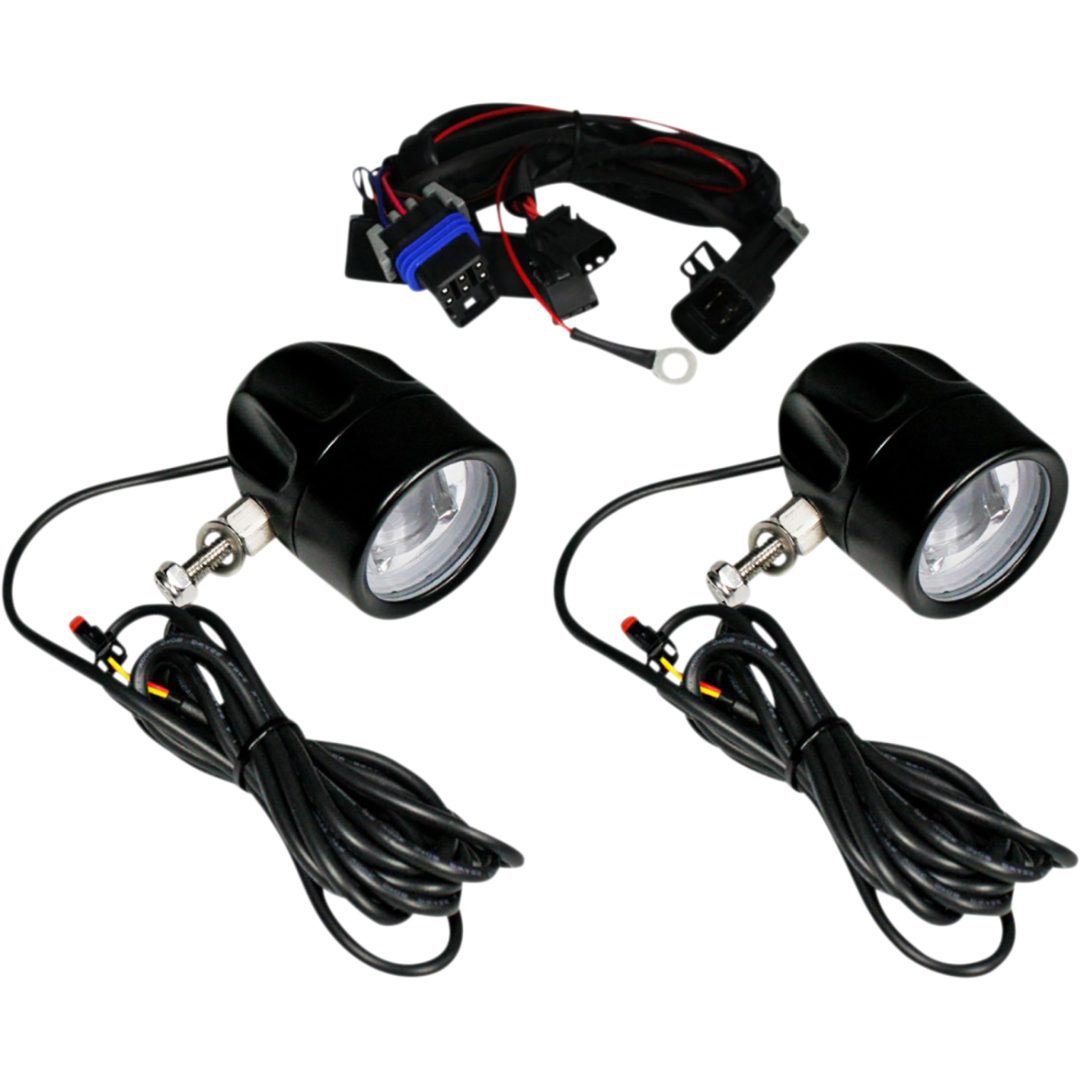 Dimljus Led Halo Fog Klar/Svart CUSTOM DYNAMICS Dimljus