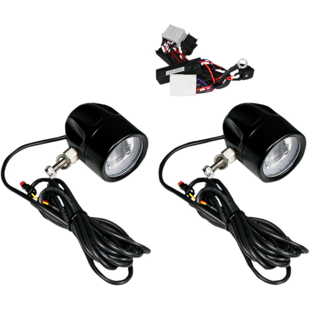 Dimljus Probeam® Led Halo Klar/Svart CUSTOM DYNAMICS Dimljus