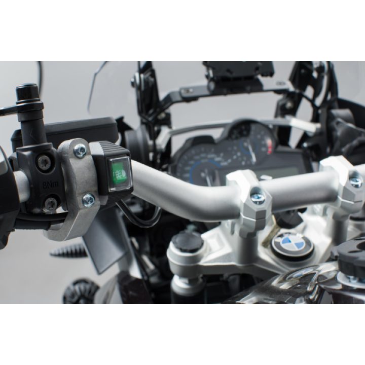 Dimljusbrytare Evo För Cockpit Svart SW-MOTECH Strömbrytare – bild 4