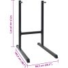 Dip Station 120 kg 66x104x122 cm Stål vidaXL Large – miniatyr 7