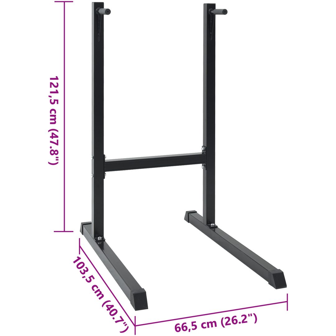 Dip Station 120 kg 66x104x122 cm Stål vidaXL Large – bild 7