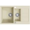 Diskho granit dubbel beige vidaXL – miniatyr 2