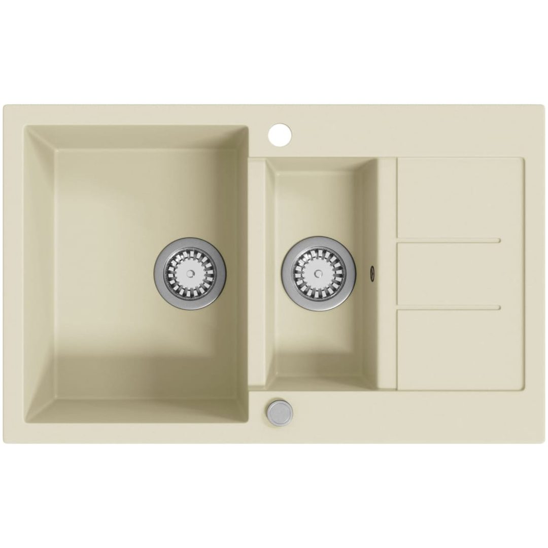 Diskho granit dubbel beige vidaXL – bild 2
