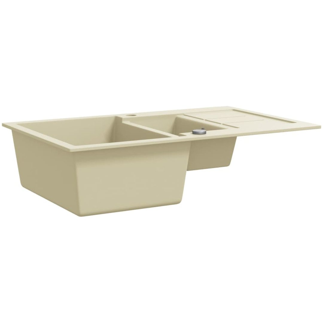Diskho granit dubbel beige vidaXL – bild 3