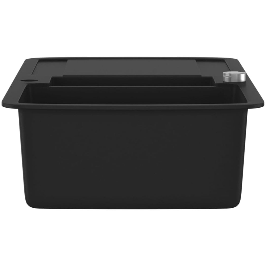 Diskho granit dubbel svart vidaXL – bild 3