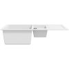 Diskho granit dubbel vit vidaXL – miniatyr 4