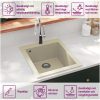 Diskho granit enkel beige vidaXL – miniatyr 9