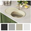 Diskho granit enkel oval beige vidaXL Enkel – miniatyr 3