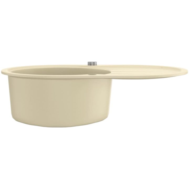 Diskho granit enkel oval beige vidaXL Enkel – bild 5