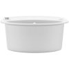 Diskho granit enkel oval vit vidaXL Enkel – miniatyr 6