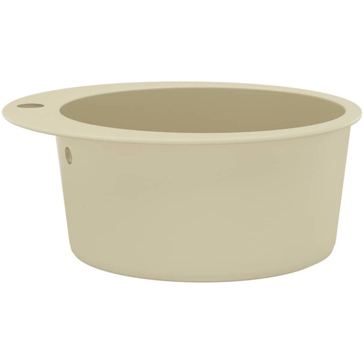 Diskho granit enkel rund beige vidaXL – bild 6