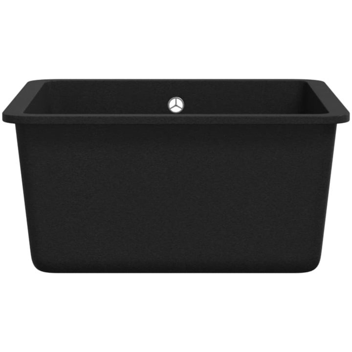 Diskho granit enkel svart vidaXL – bild 5